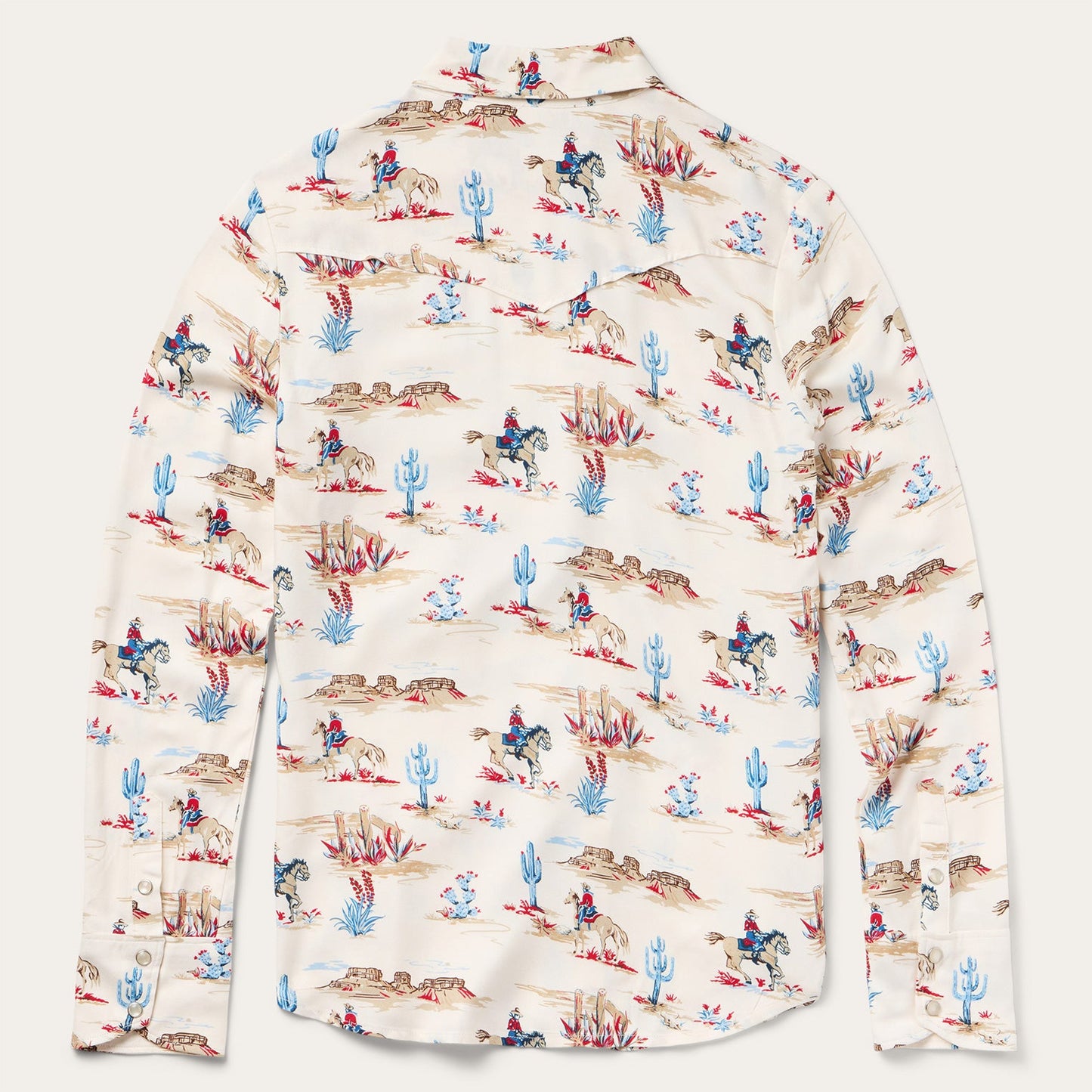 Stetson Desert Trail Print Western Shirt