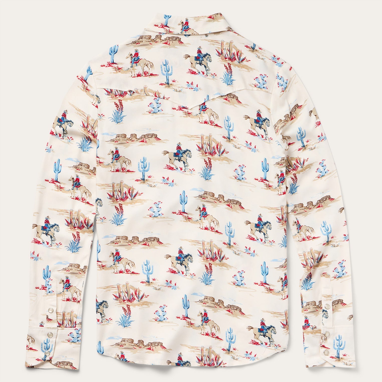 Stetson Desert Trail Print Western Shirt