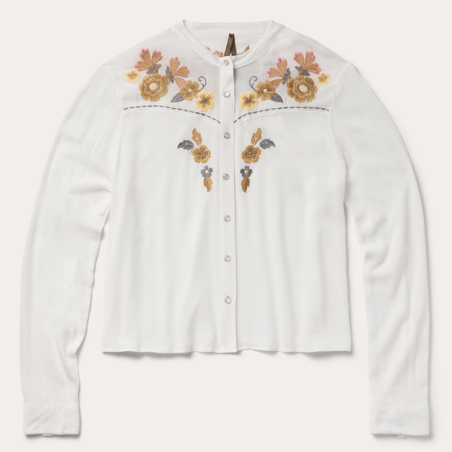 Stetson Embroidered Crepe Shirt