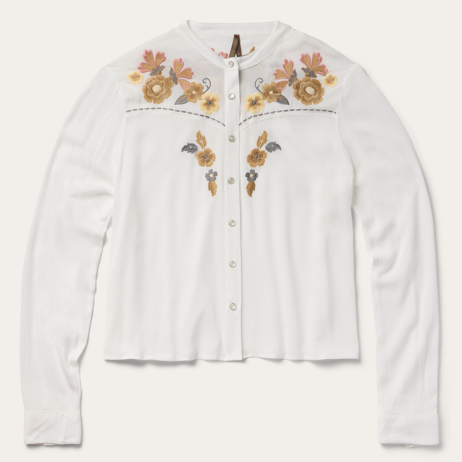 Stetson Embroidered Crepe Shirt