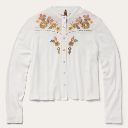 Stetson Embroidered Crepe Shirt