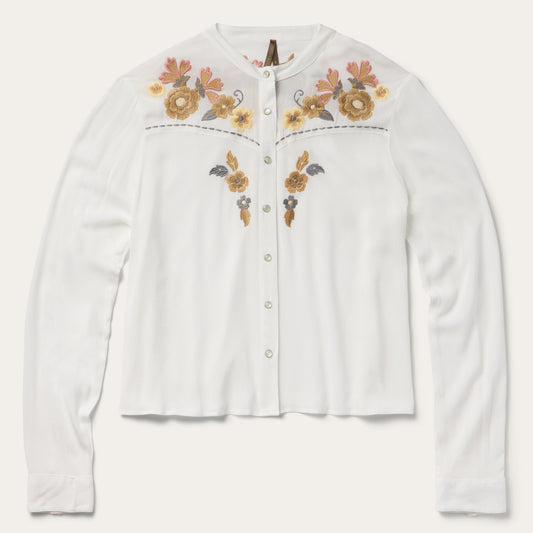 Stetson Embroidered Crepe Shirt