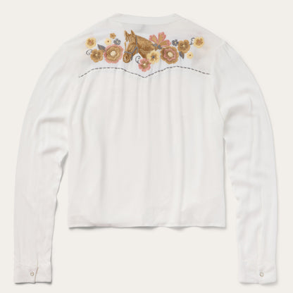 Stetson Embroidered Crepe Shirt