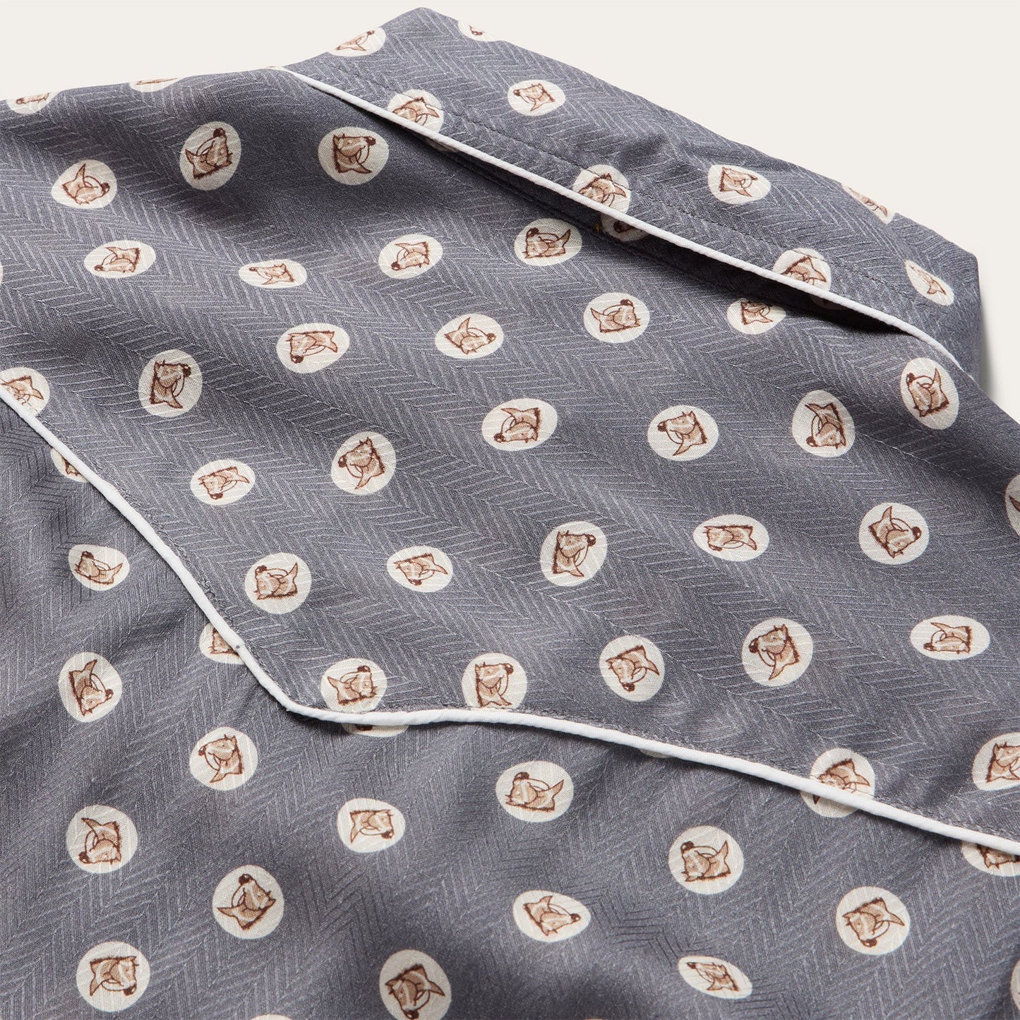 Stetson Horse Pennies Print Western Shirt