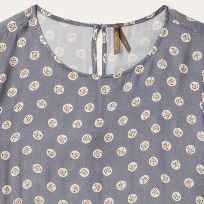 Stetson Horse Pennies Print Dress