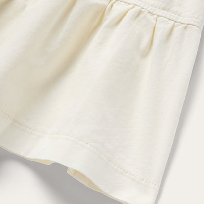 Stetson Cream Denim Tiered Dress