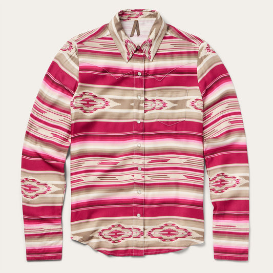 Stetson Scarlet Serape Western Shirt