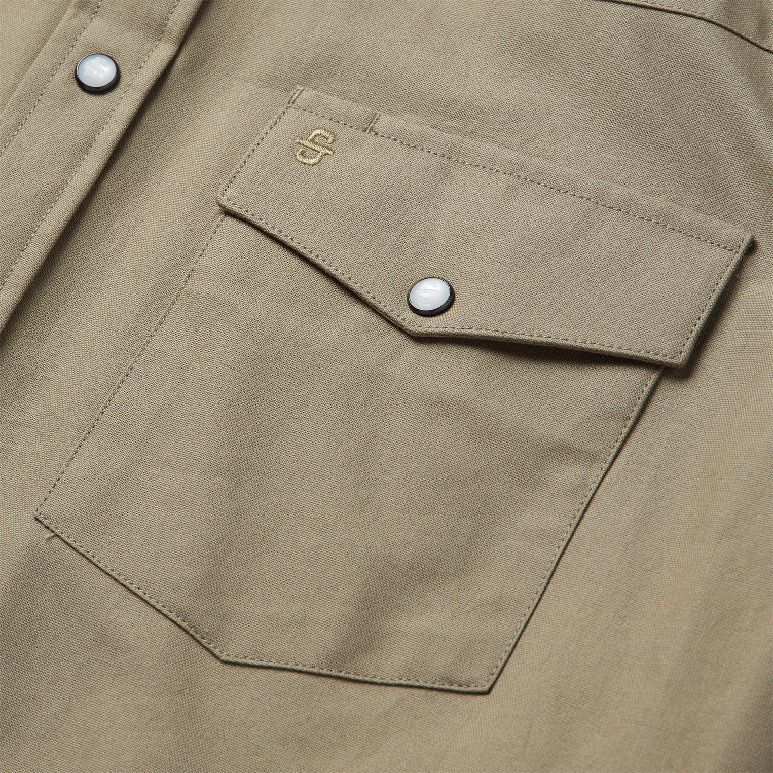 Stetson Olive Oxford Western Shirt