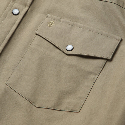 Stetson Olive Oxford Western Shirt