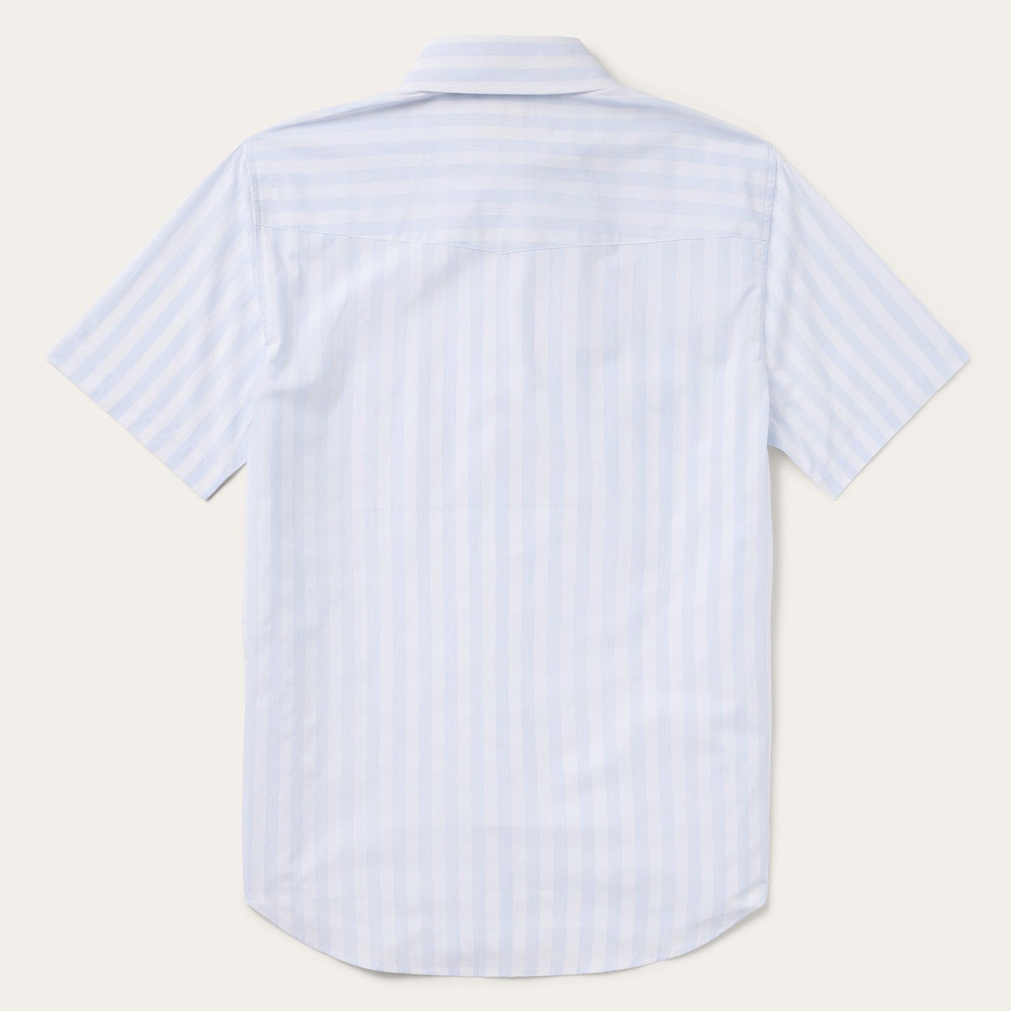 Stetson Stripe Oxford Short Sleeve Western Shirt
