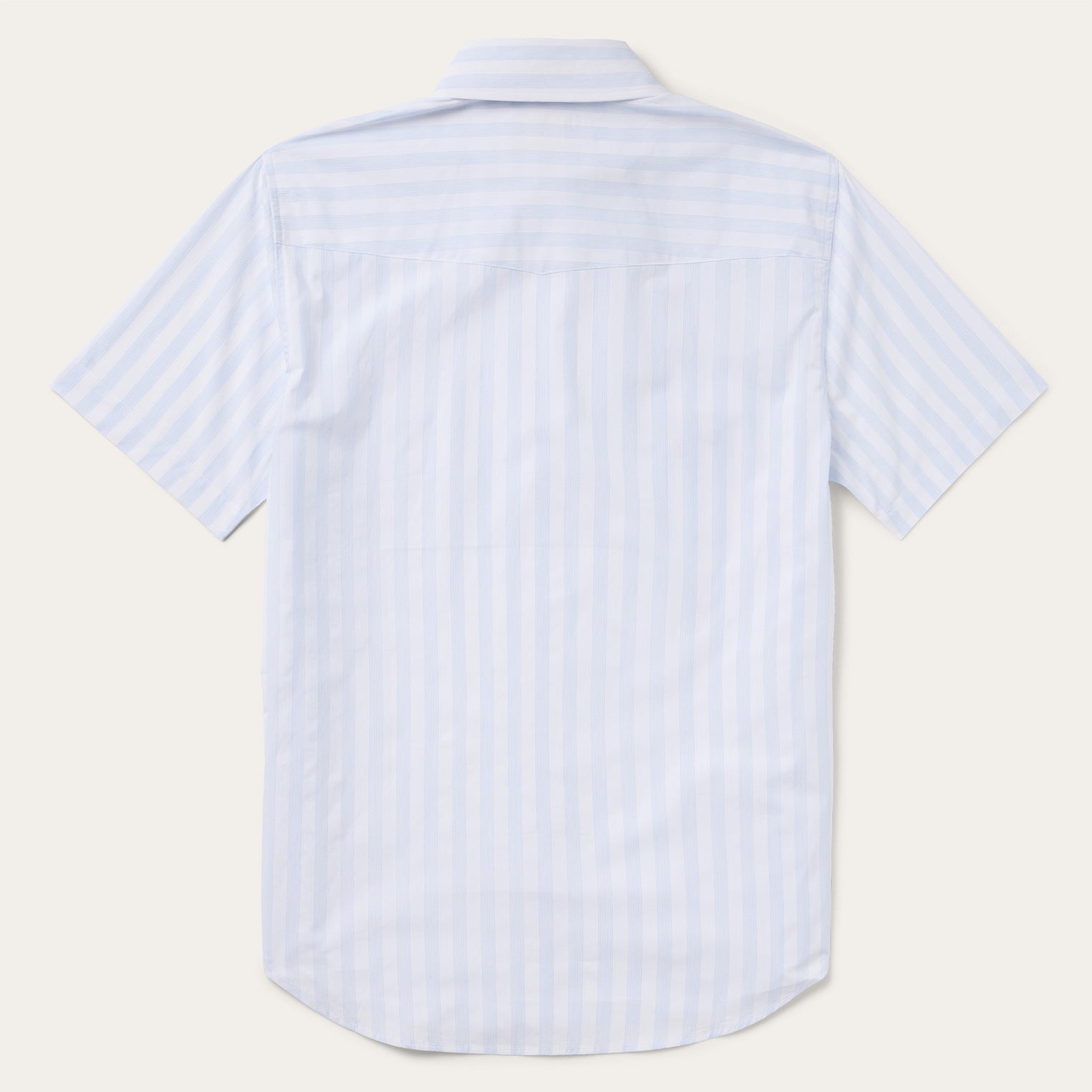 Stetson Stripe Oxford Short Sleeve Western Shirt