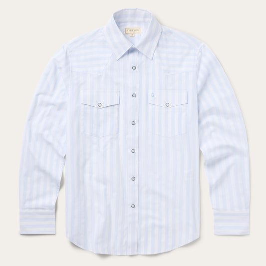 Stetson Stripe Oxford Western Shirt