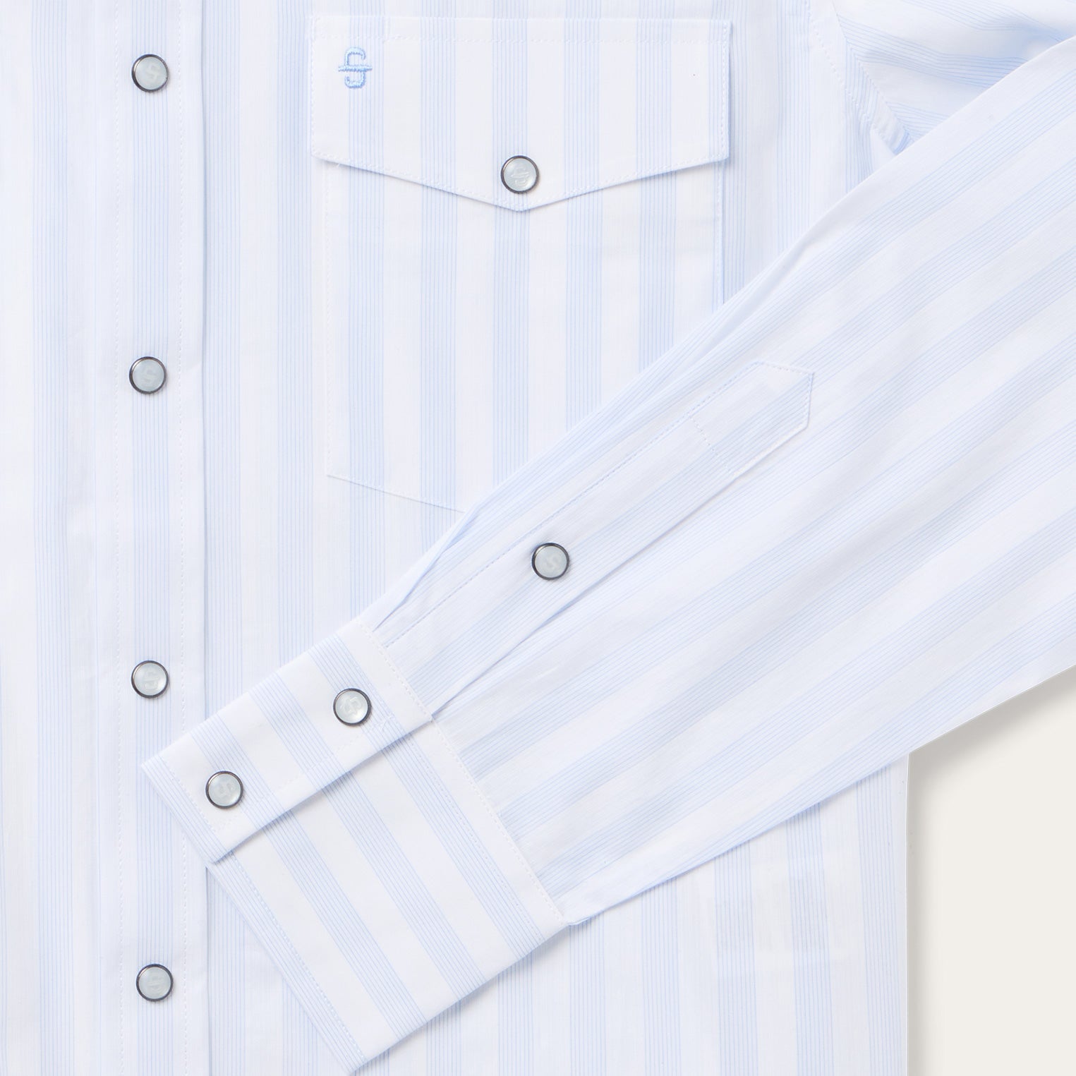 Stetson Stripe Oxford Western Shirt