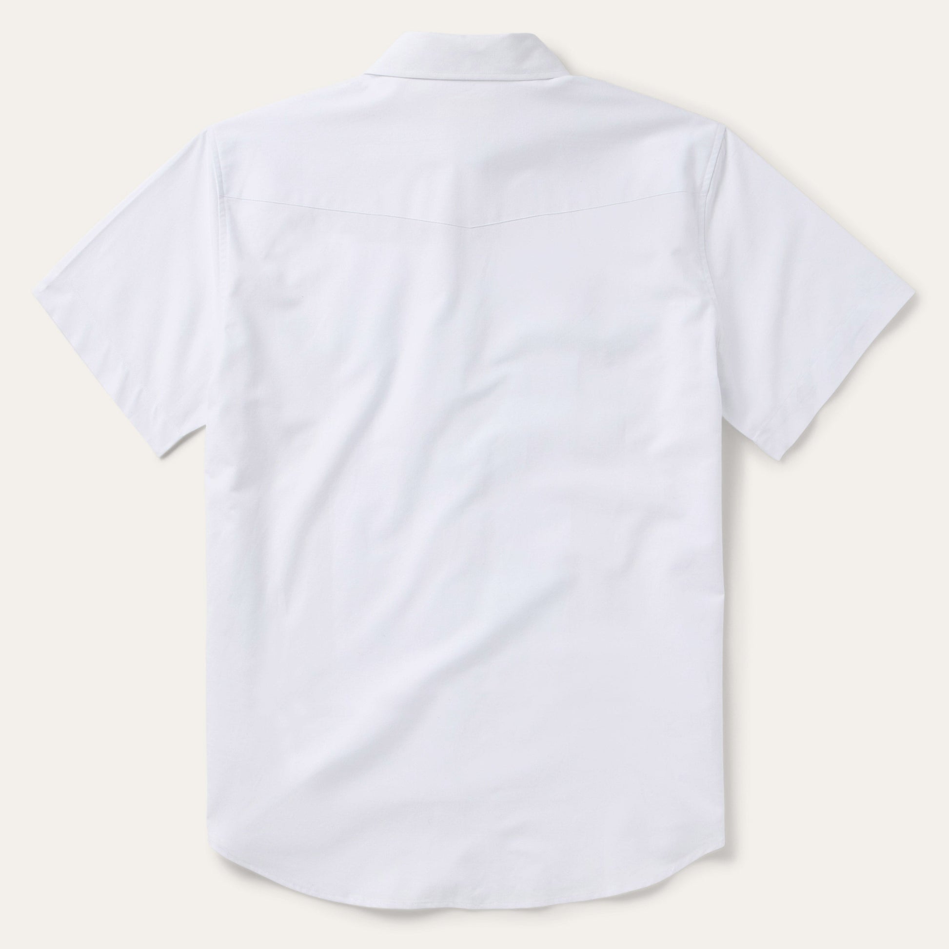 Stetson White Oxford Short Sleeve Western Shirt