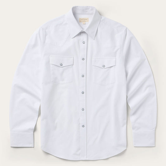 Stetson White Oxford Western Shirt