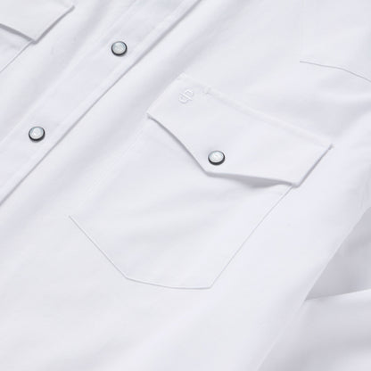 Stetson White Oxford Western Shirt