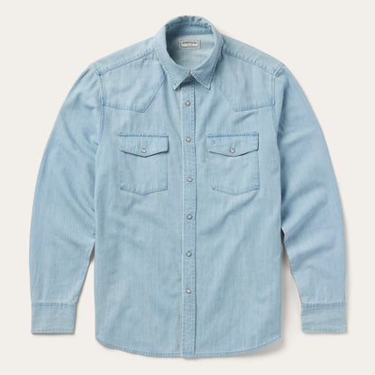 Stetson Chambray Oxford Western Shirt