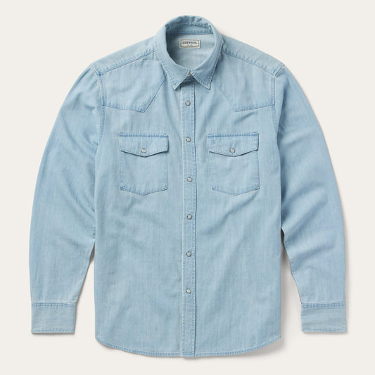 Stetson Chambray Oxford Western Shirt