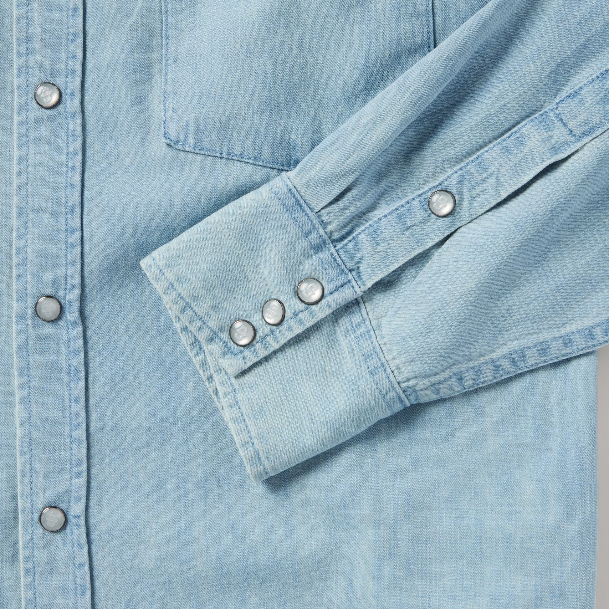 Stetson Chambray Oxford Western Shirt