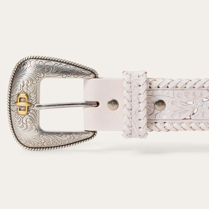 Stetson Tooled Laced Edge Belt