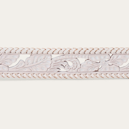 Stetson Tooled Laced Edge Belt