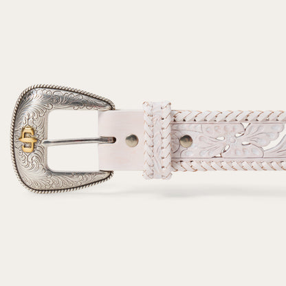 Stetson Tooled Laced Edge Belt
