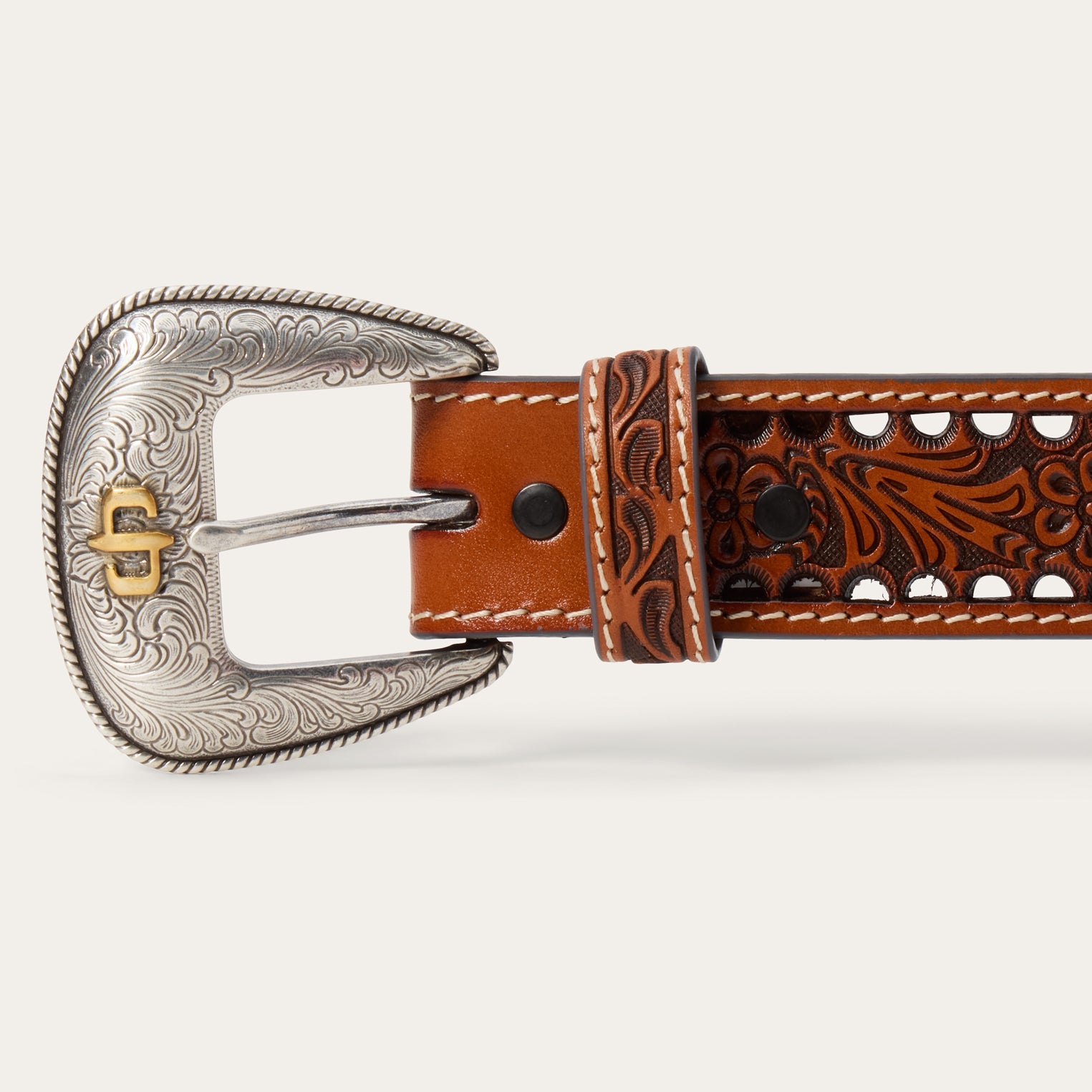 Stetson Women's Tooled Belt