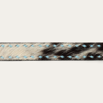 Stetson Hair-On-Hide Laced Belt