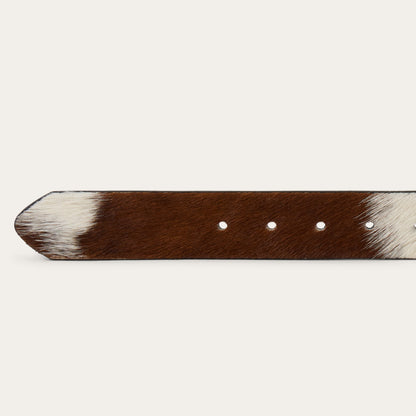 Stetson Hair-On-Hide Southwestern Buckle Belt