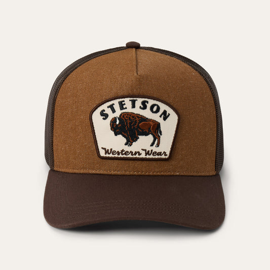Stetson Bison Patch Trucker Hat