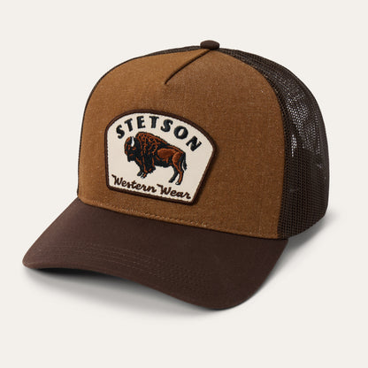Stetson Bison Patch Trucker Hat